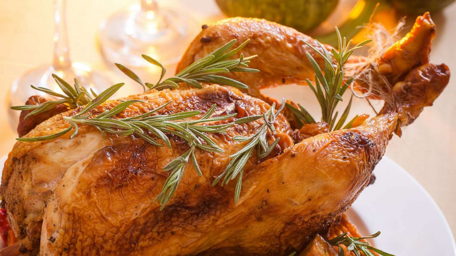 PHOTO: A roasted turkey is served for Thanksgiving dinner in this undated stock photo.