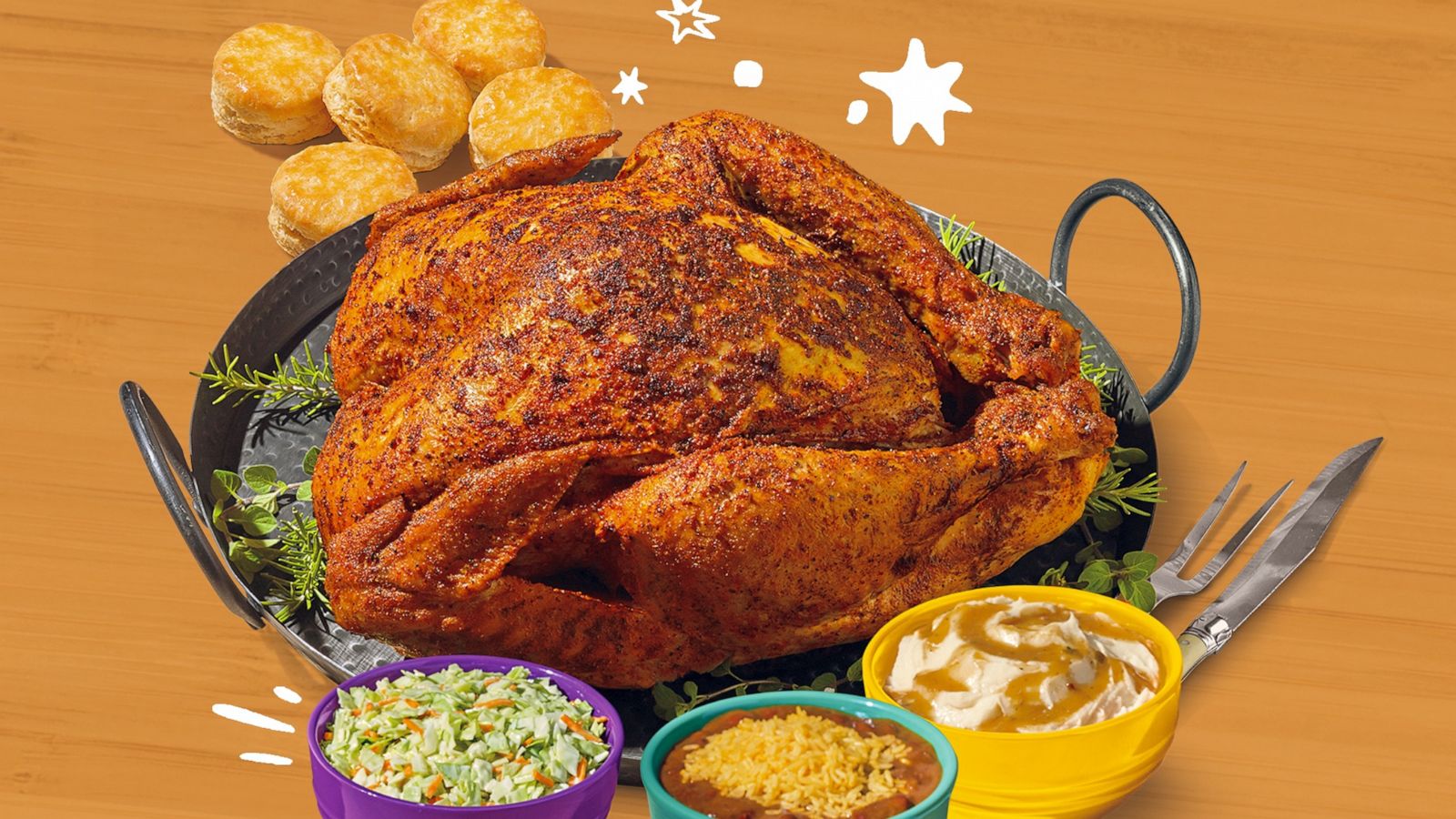 PHOTO: The Cajun-style turkey from Popeyes.