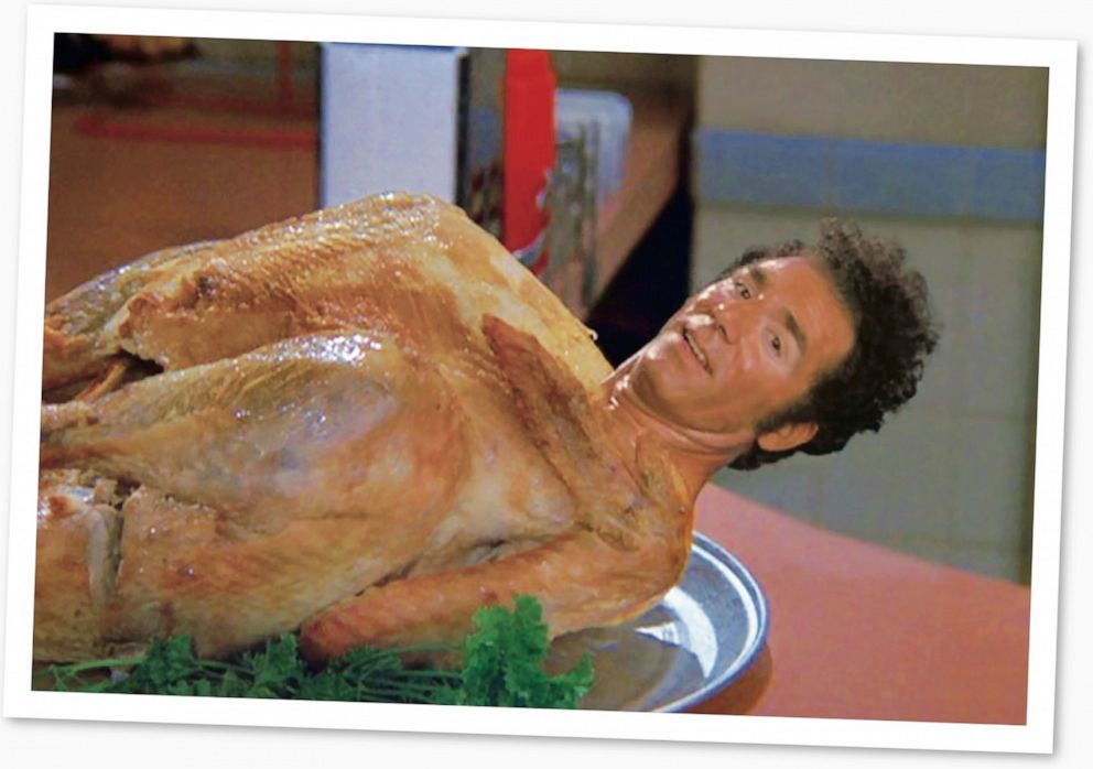 PHOTO: A scene from "His field" when Kramer looked like a turkey.