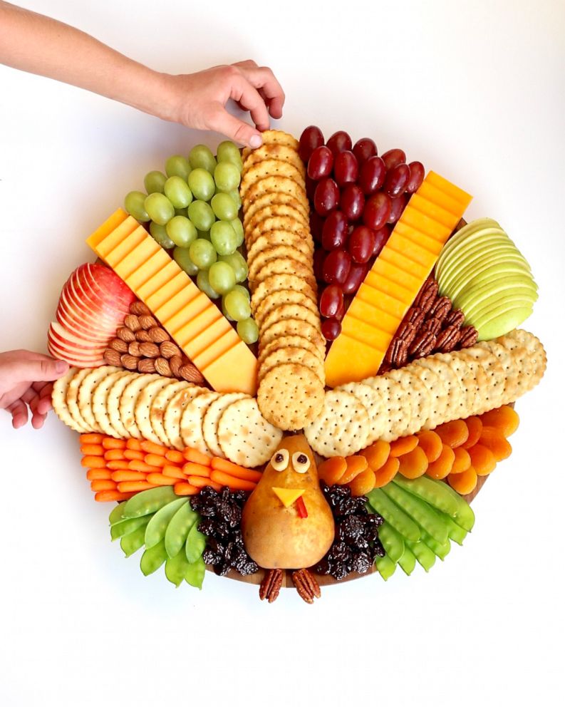 PHOTO: This turkey snack board from The Baker Mama is a fun and festive addition for Thanksgiving.