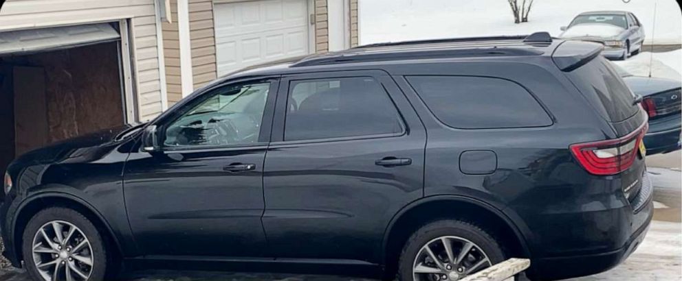 PHOTO: Crystal Thompson was driving this Dodge Durango on Feb. 25 when she had a seizure. Her children, Jermel and Jordan Taylor, were in the car with her at the time and helped call 911.