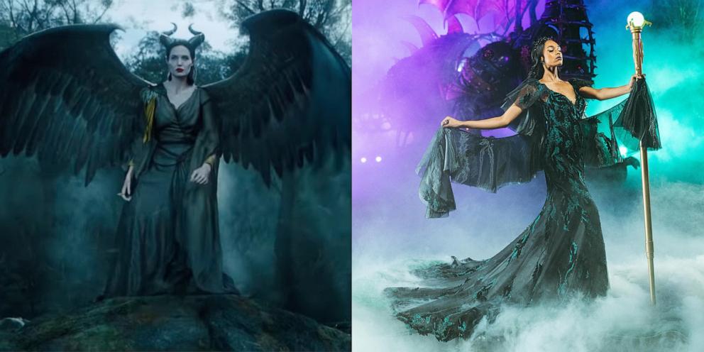 PHOTO: Angelina Jolie as Maleficent and the new Disney Maleficent wedding gown.