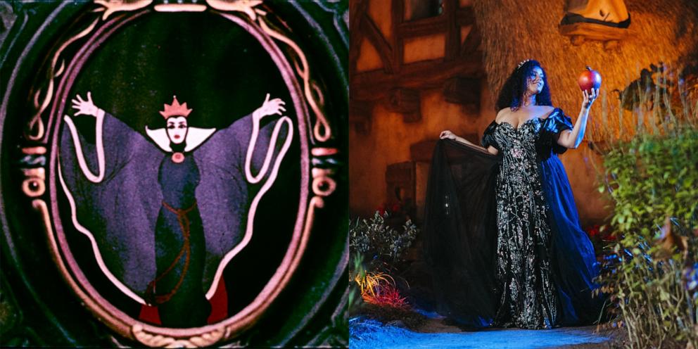 PHOTO: The Evil Queen in "Snow White" and the new Disney Evil Queen wedding gown.