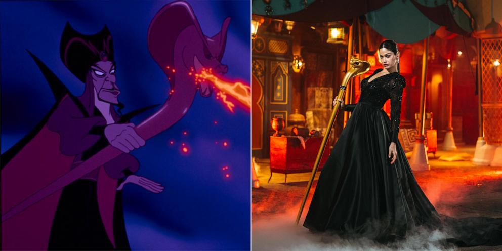 PHOTO:Jafar in "Aladdin" and the new Disney Jafar wedding gown.