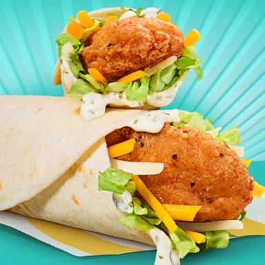 PHOTO: The McDonald's Snack Wrap will return to menus on July 10 in two flavors.