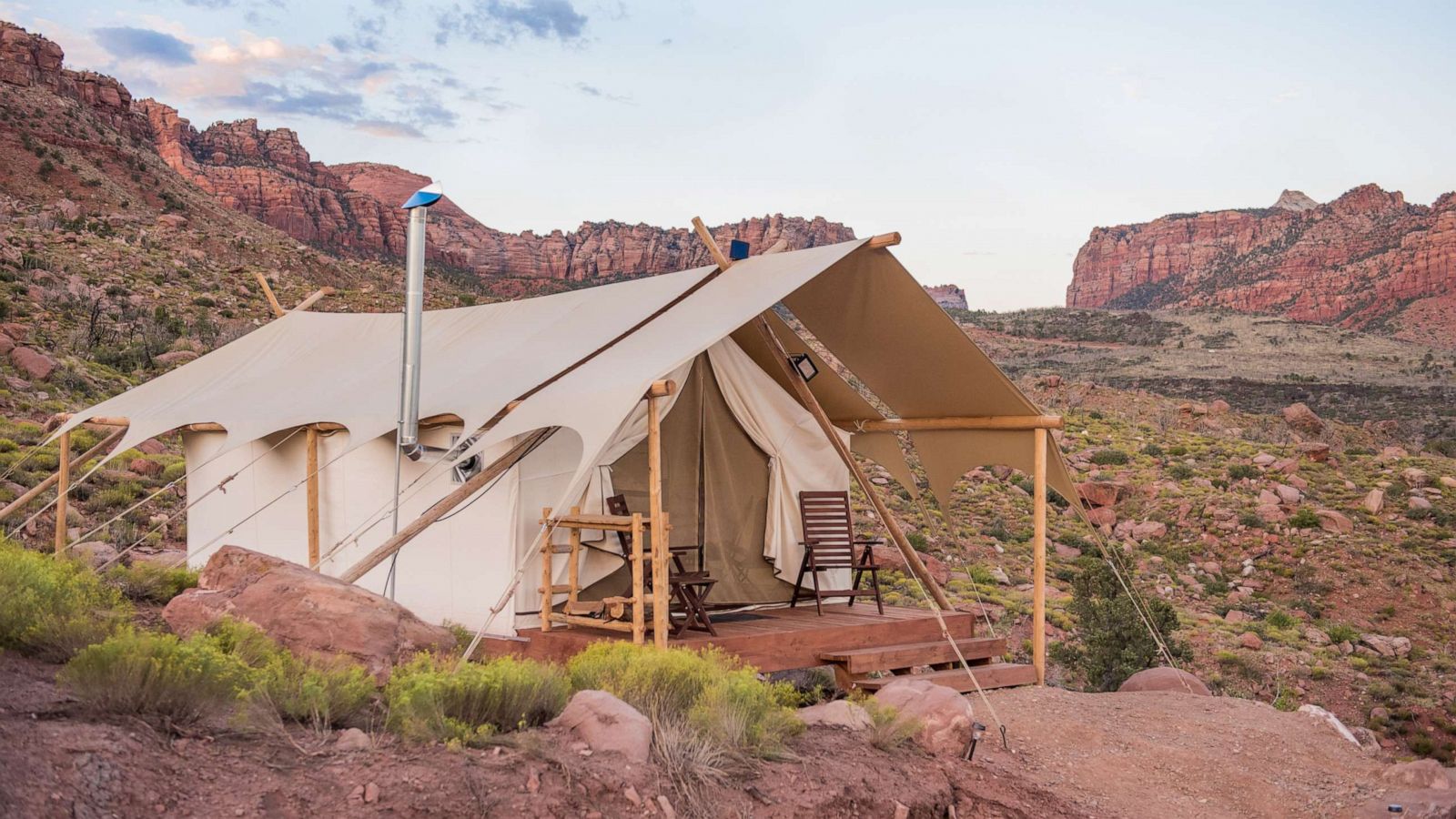 PHOTO: Under Canvas at Zion National Park.