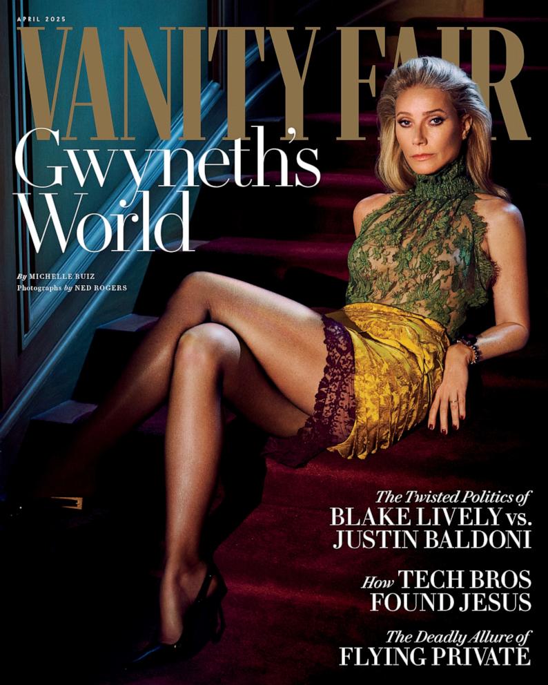 PHOTO: Gwyneth Paltrow on the cover of Vanity Fair.