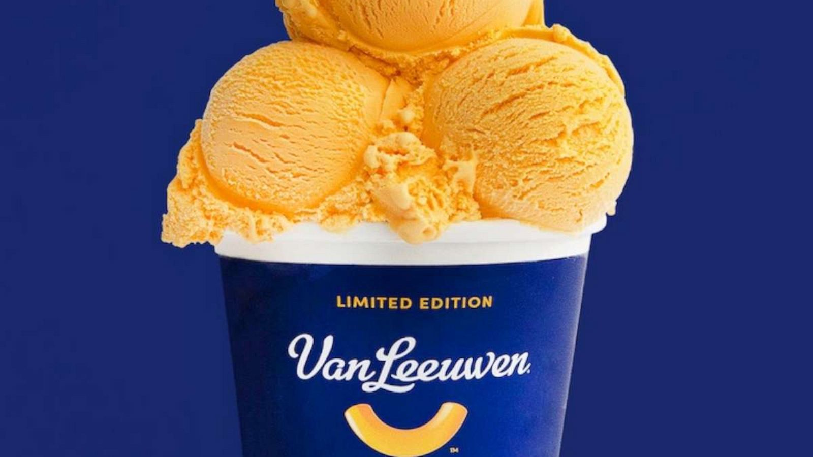 PHOTO: Limited edition Kraft Macaroni and Cheese ice cream.