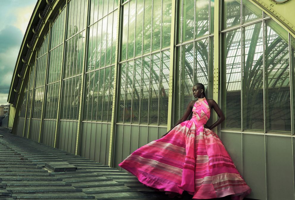 PHOTO: Adut Akech pictured in Vogue 2023 May issue.