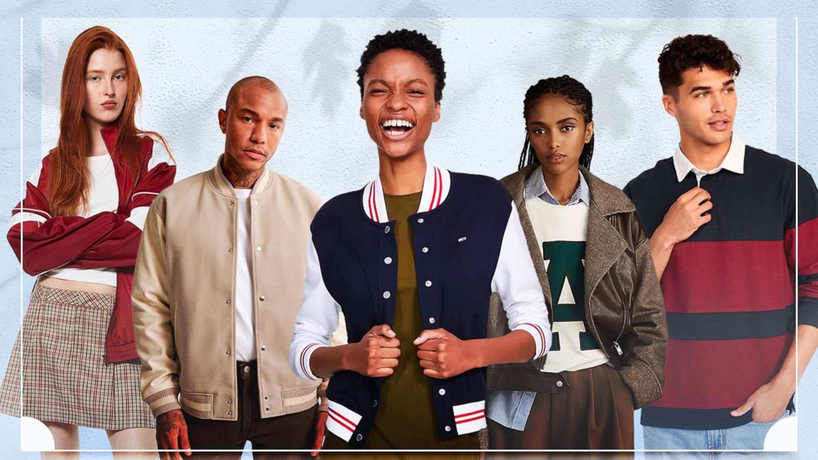 Shop varsity fashion for men and women