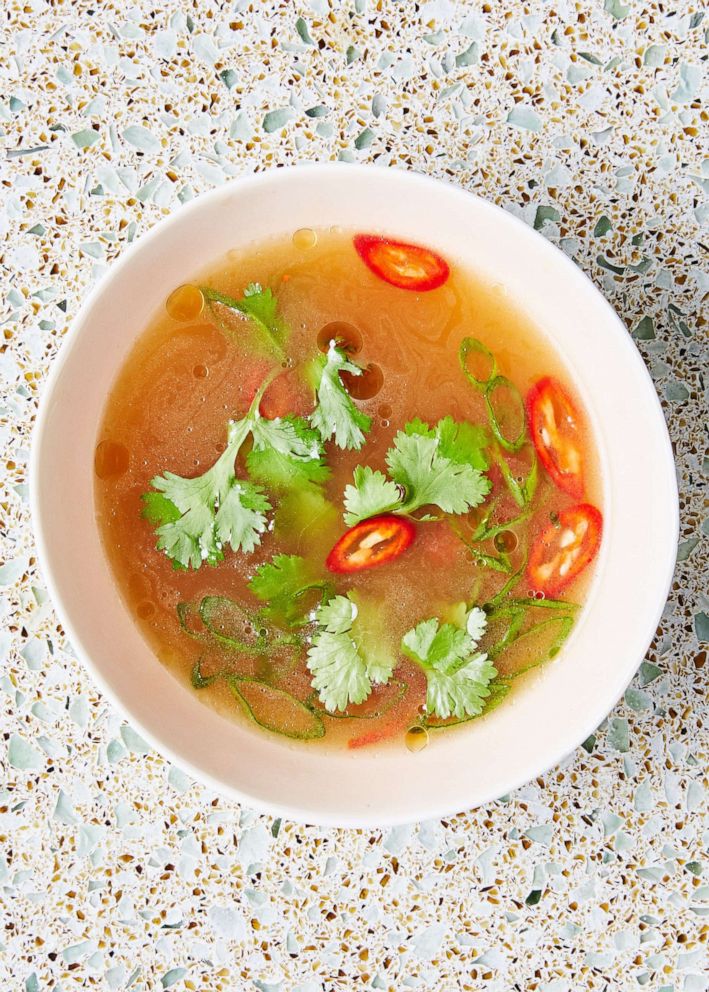 PHOTO: Andy Baraghani's vegan umami broth.