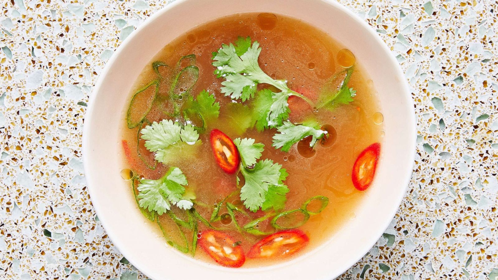 PHOTO: Andy Baraghani's vegan umami broth.