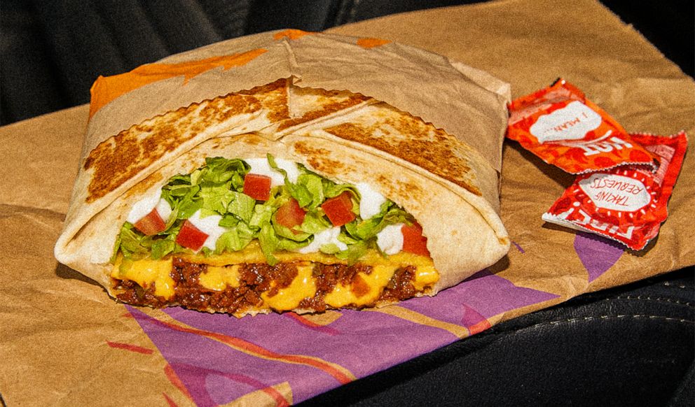 PHOTO: The new Vegan Crunchwrap from Taco Bell.