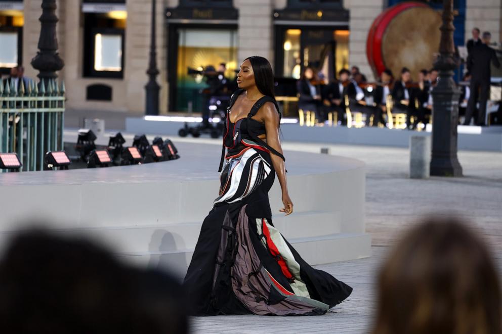 PHOTO: Venus Williams walks the runway during Vogue World: Paris at Place Vendome on June 23, 2024 in Paris, France. 