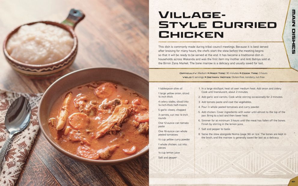 PHOTO: A recipe excerpted from "The Official Wakanda Cookbook."