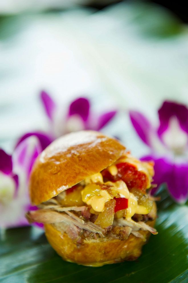 PHOTO: A Kahlua pork slider to be served at the EPCOT International Food & Wine Festival along with other global cuisines. 