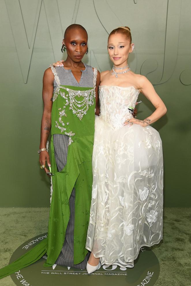 PHOTO: Cynthia Erivo and Ariana Grande attend the WSJ. Magazine 2024 Innovator Awards on Oct. 29, 2024 in New York City. 