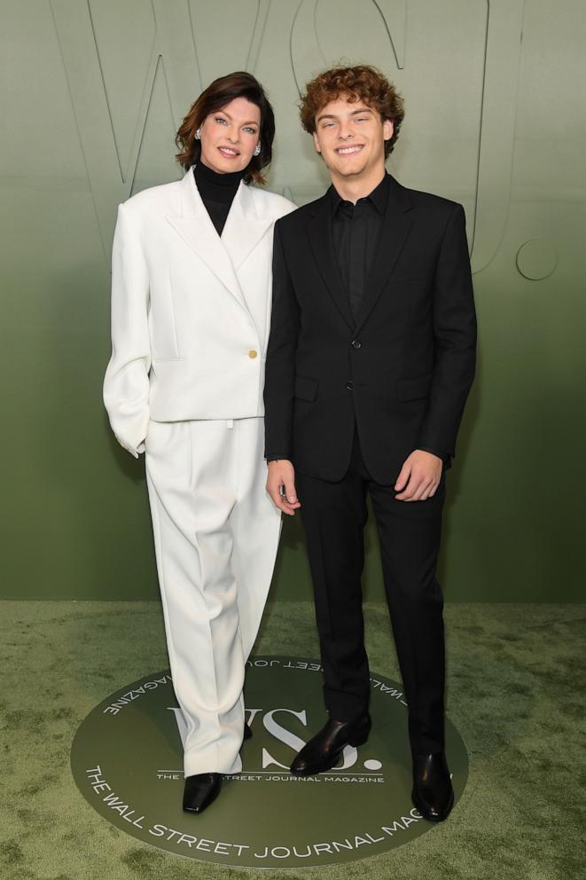 PHOTO: Linda Evangelista and Augustin Evangelista attend the WSJ. Magazine 2024 Innovator Awards on Oct. 29, 2024 in New York City. 