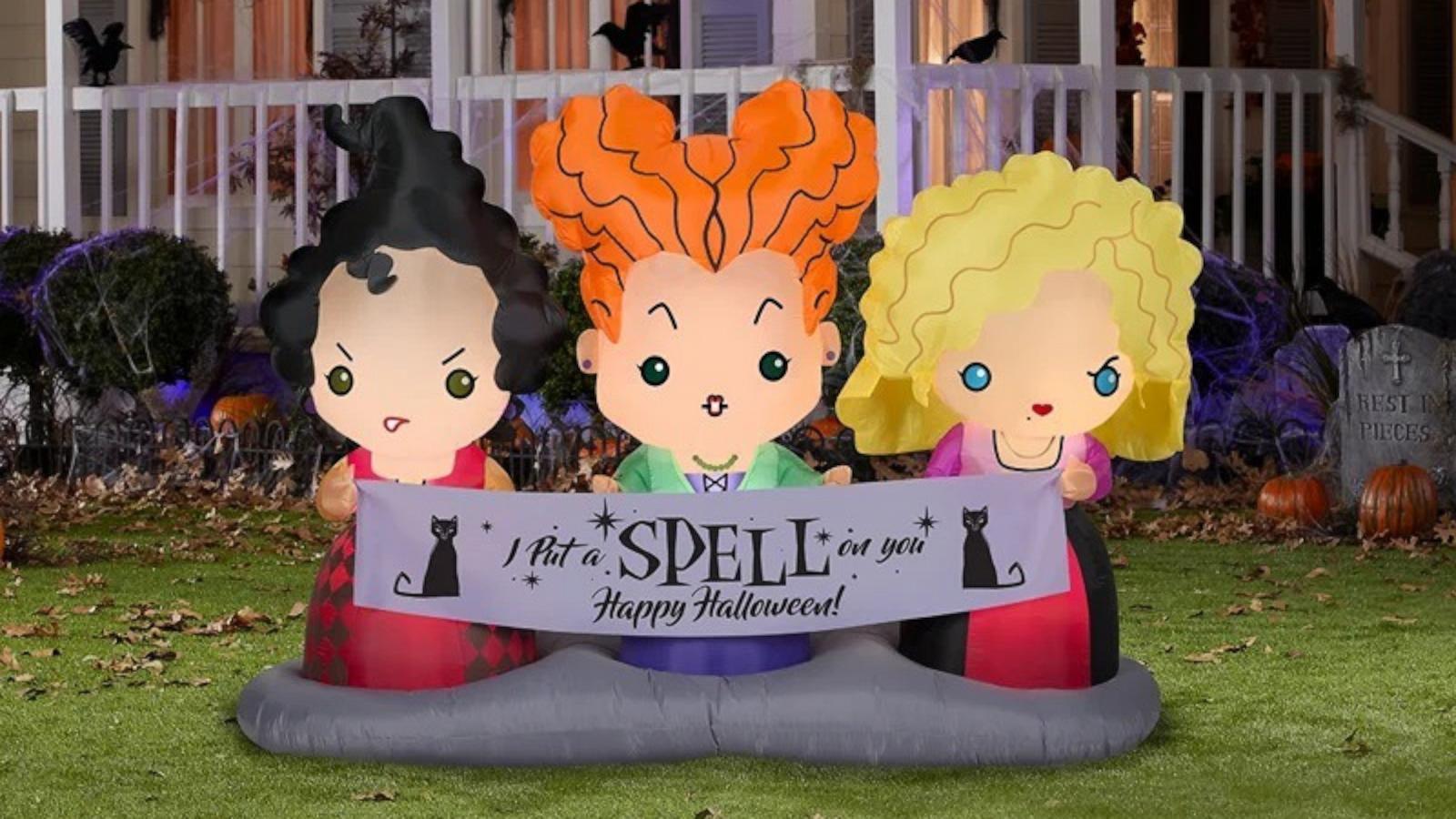 PHOTO: Disney Hocus Pocus Sisters Inflatable