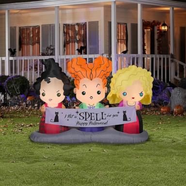 PHOTO: Disney Hocus Pocus Sisters Inflatable