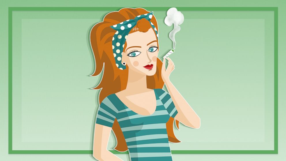 girl smoking weed funny