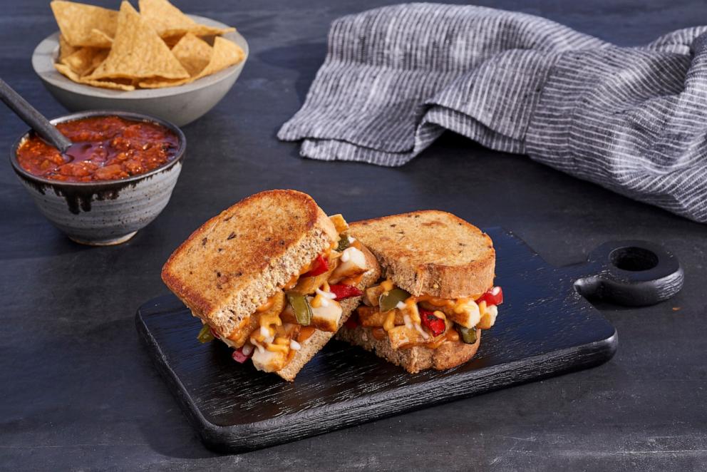 PHOTO: Nestle introduces Vital Pursuit's Southwest Chicken Fajita sandwich melt.