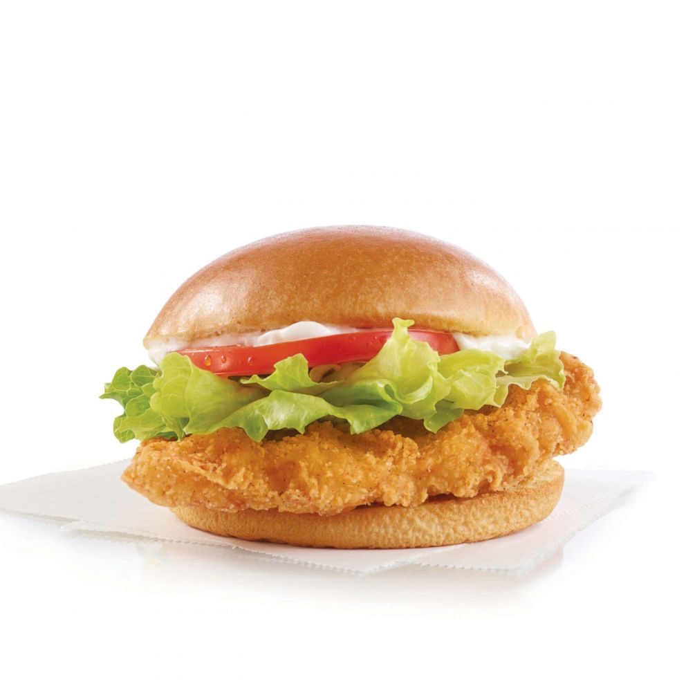 PHOTO: A homestyle chicken sandwich from Wendy's.