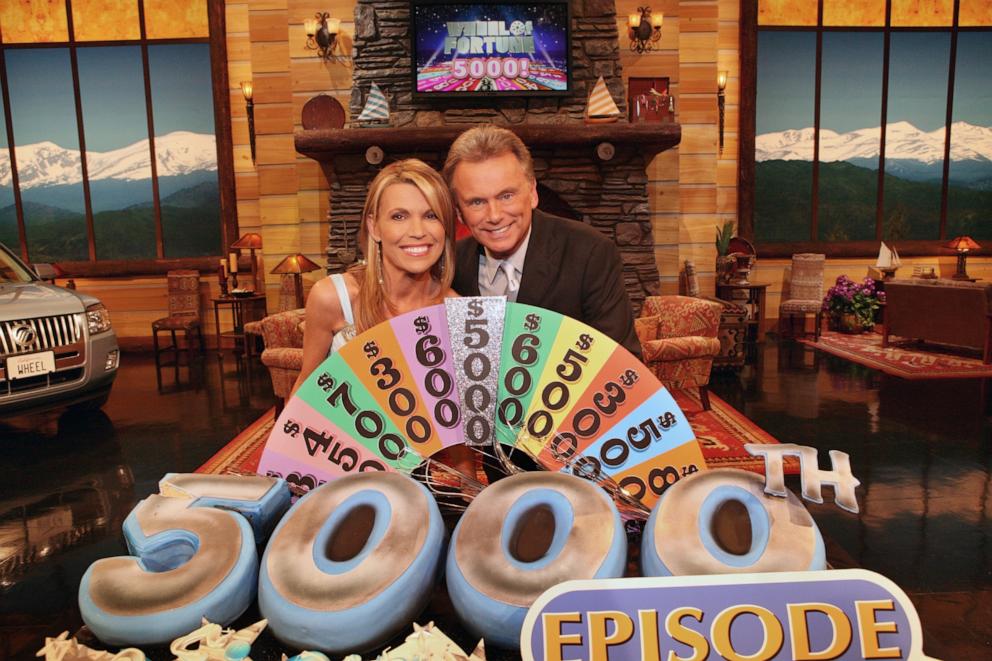 PHOTO: Sajak has hosted the show for over 40 years.