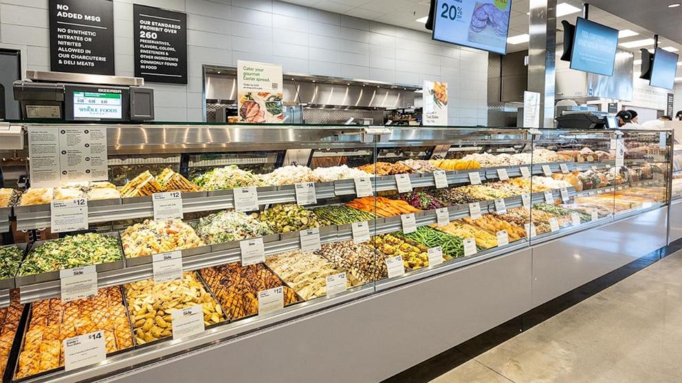 PHOTO: The prepared foods chefs' case inside Whole Foods Market in St. Petersburg.