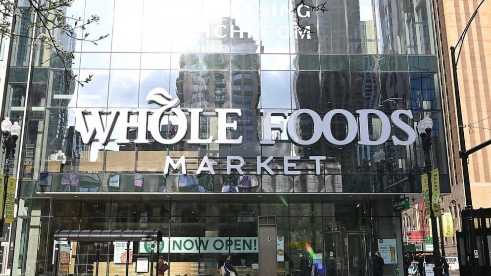 PHOTO: The front entrance of Whole Foods Market in Chicago, Illinois.