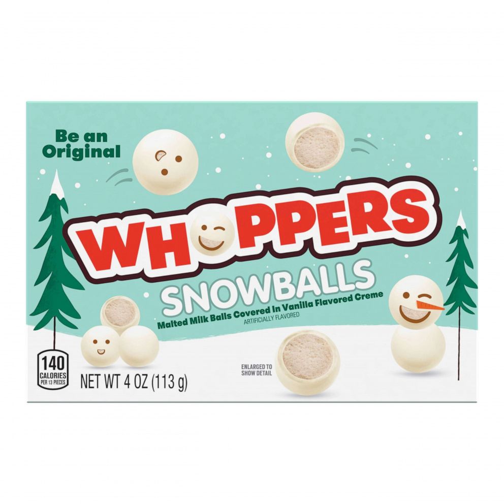 PHOTO: New snowball whoppers for the holidays.