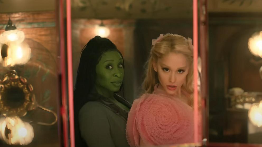 PHOTO: Cynthia Erivo and Ariana Grande appear in the "Wicked" trailer.