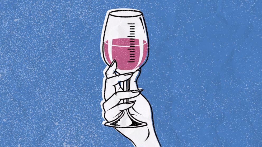 PHOTO: Wine Glas Measuring Illustration