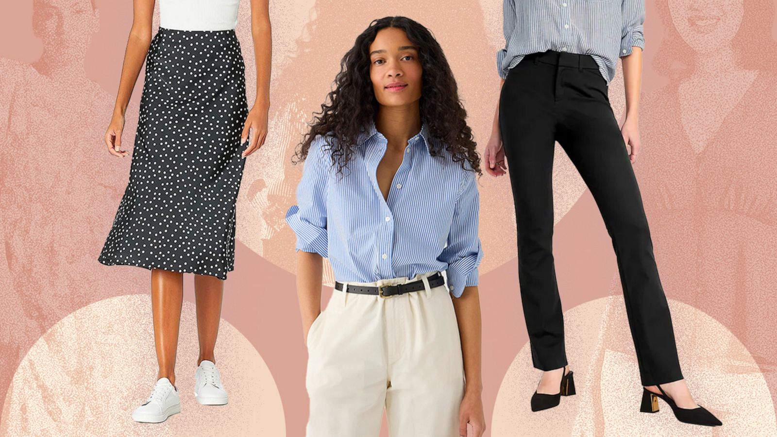 Shop blouses, skirts, pants and more workwear for women - Good Morning  America