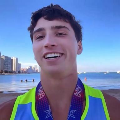 PHOTO: Wyatt Anderson, 17, opens up to ABC News after he ran the Bank of America Chicago Marathon after a spinal cord injury.