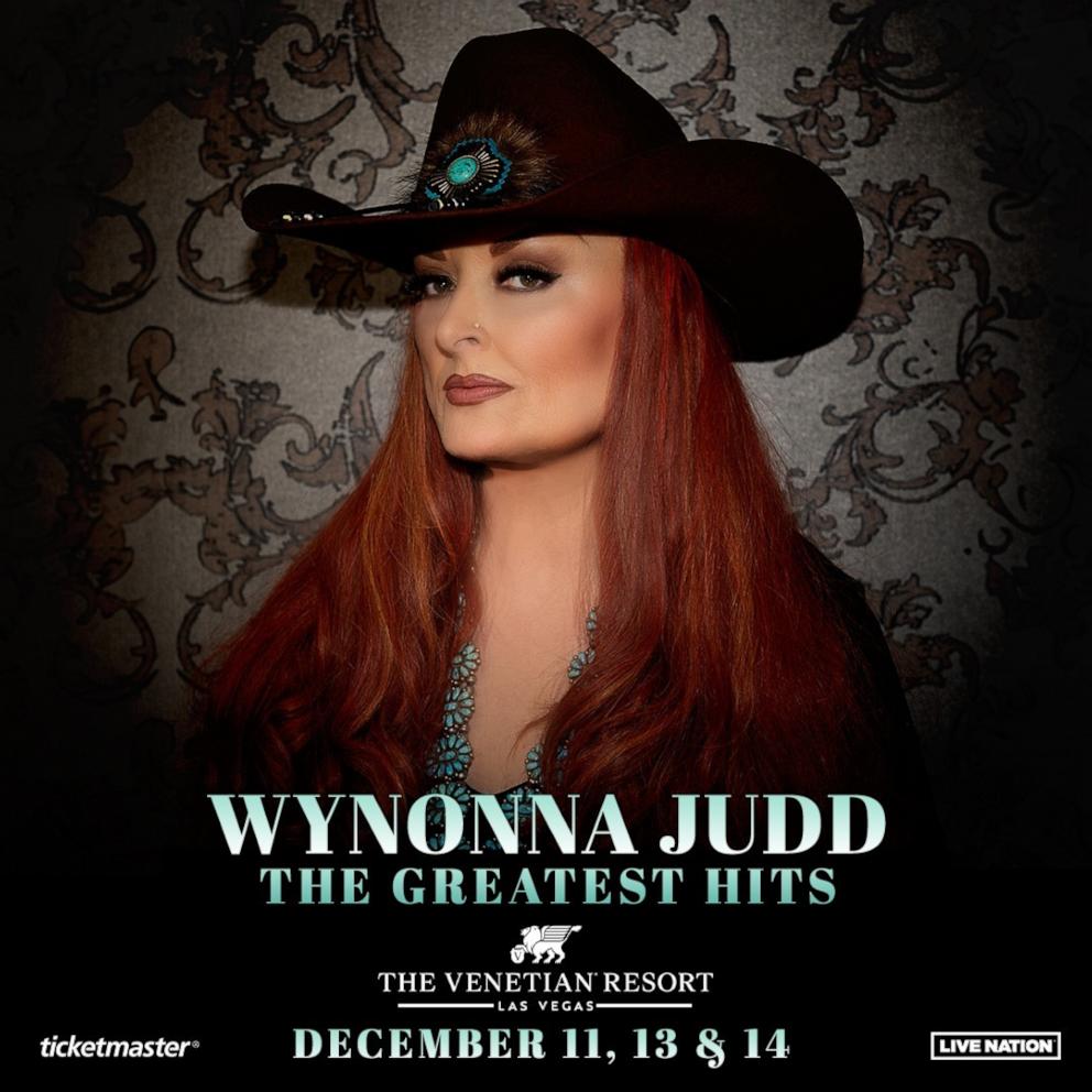 PHOTO: Poster for Wynonna Judd's "The Greatest Hits" shows in Las Vegas.