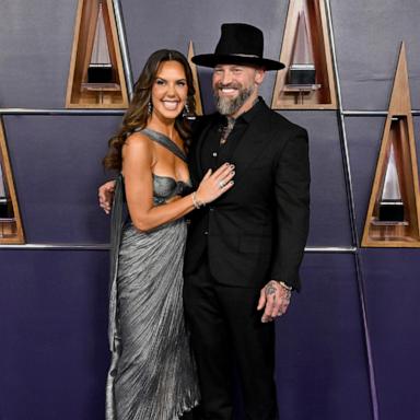 Kendra Scott and Zac Brown attend the 2025 American Music Awards on May 26, 2025 in Las Vegas, Nevada. 
