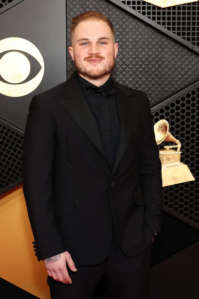 PHOTO: Zach Bryan attends the 66th GRAMMY Awards at Crypto.com Arena in Los Angeles, Feb. 04, 2024.
