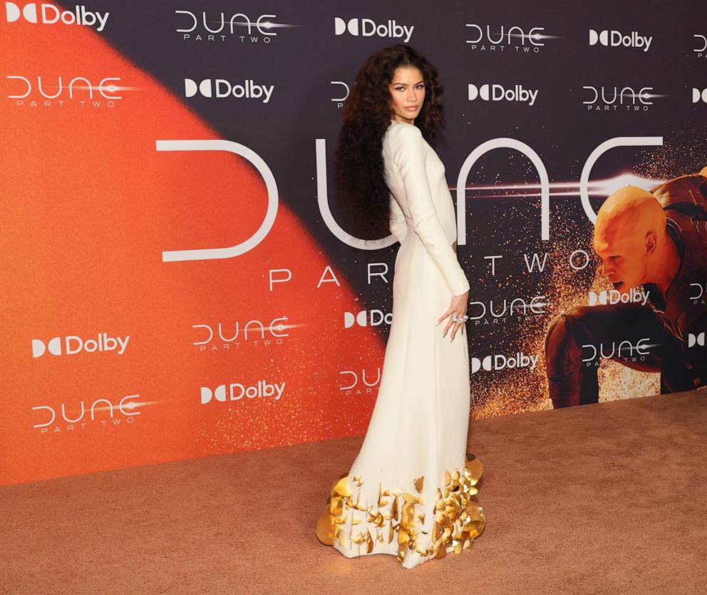 PHOTO: Zendaya attends the "Dune: Part Two" premiere at Lincoln Center on Feb. 25, 2024 in New York City. 