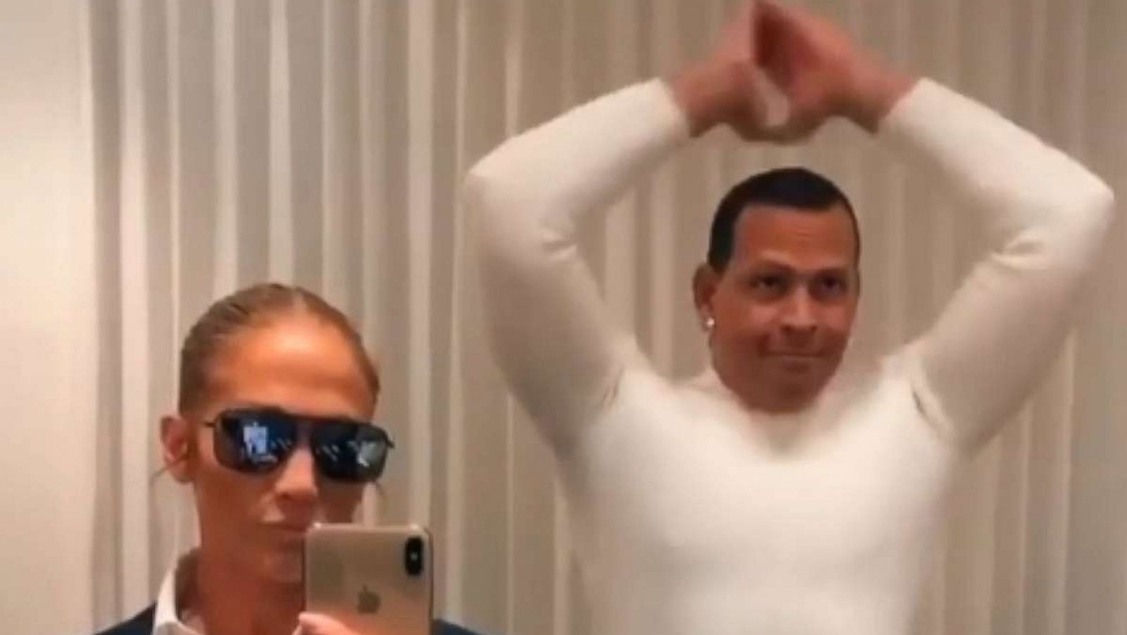 PHOTO:A grab from a video Alex Rodriguez posted to his Instagram with Jennifer Lopez.