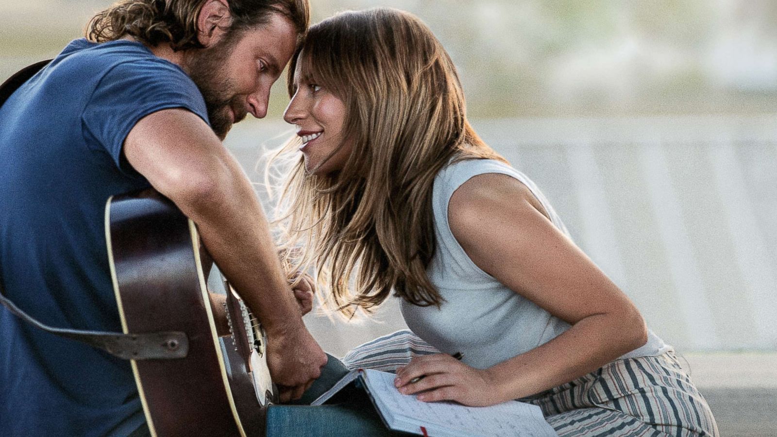 PHOTO: Bradley Cooper and Lady Gaga in a scene from "A Star is Born."