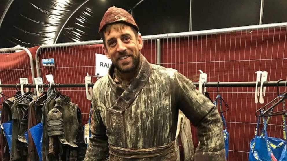 PHOTO: The latest megafan to get his 15 seconds of "Thrones" fame is Super Bowl champ and Green Bay Packers quarterback Aaron Rodgers.