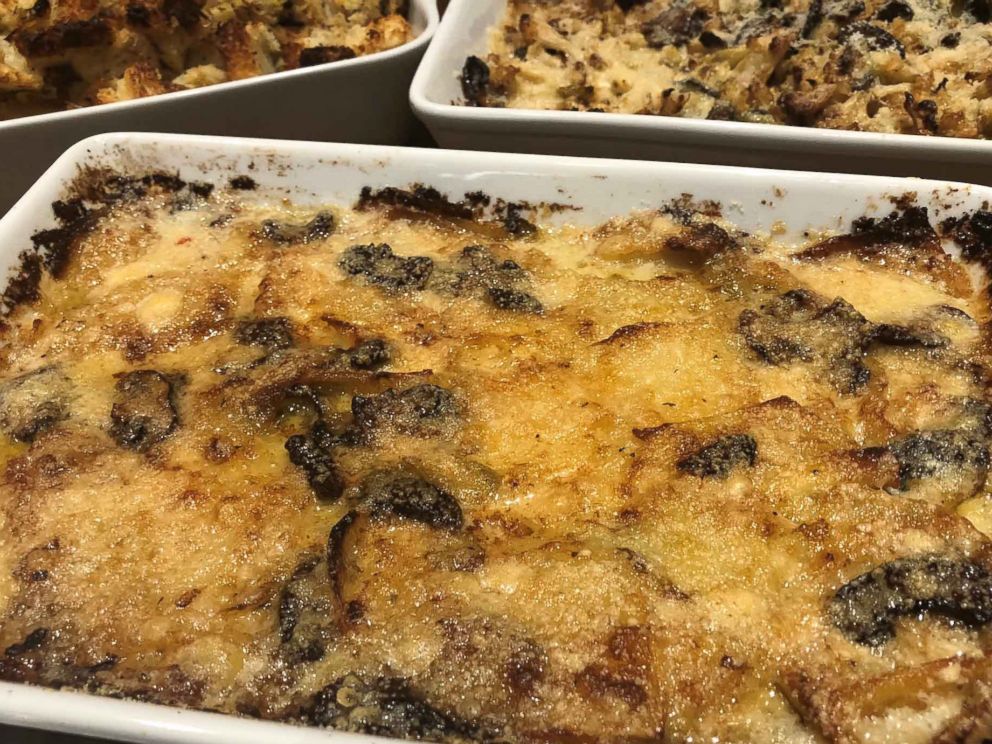 PHOTO: Carla Hall's potato, mushroom and celery gratin on "GMA Day."