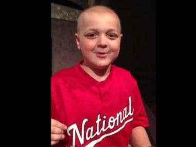 VIDEO: Jake Daniel, 7, posted a message on YouTube for David Quessenberry, who was recently diagnosed with cancer.