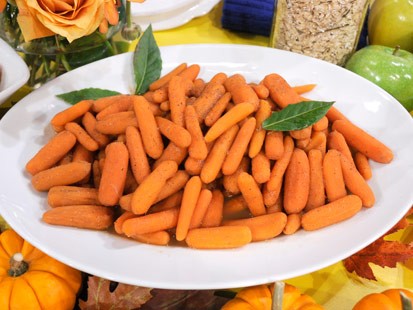 Honey and Maple Cinnamon Glazed Carrots