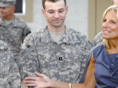 VIDEO: Jill Biden teams up with "Army Wives" to raise awareness.