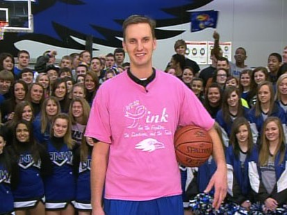 VIDEO: Amazing basketball shot earns high school coach NCAA championship tickets.