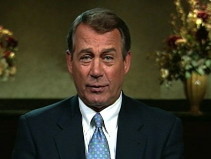 VIDEO: Rep. John Boehner responds to negative criticism about his tan.