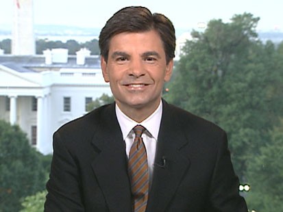A picture of George Stephanopoulos on GMA.