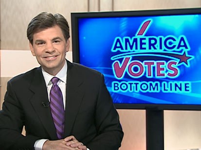A picture of George Stephanopoulos on GMA.